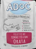 Mängden socker i filetti di tonnetto con orata