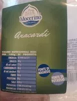 Mängden socker i Anacardi