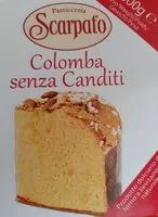 Mängden socker i Colomba senza canditi