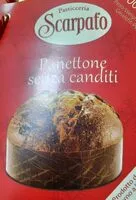 Mängden socker i Panettone senza canditi Scarpato