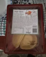 Mängden socker i Mezzelune con gamberi e burrata