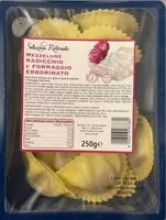 Mängden socker i Mezzelune radicchio e formaggio erborinato