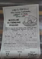 Mängden socker i Mezzelune au parmigiano reggiano