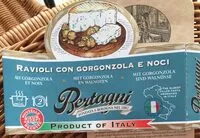 Mängden socker i Ravioli con gorgonzola e noci