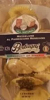 Mängden socker i Mezzelune al parmigiano reggiano