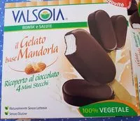 Mängden socker i Il Gelato base Mandorla Ricoperto al cioccolato 4 Mini Stecchi