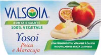 Mängden socker i Yosoi pesca e maracuja