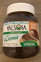 Mängden socker i Valsoia crema vegetal cacao