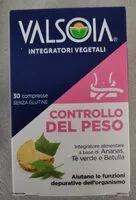 Mängden socker i Valsoia integratore alimentare