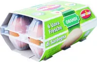 Mängden socker i 6 uova  fresche