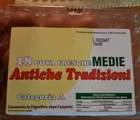 Mängden socker i 18 uova fresche Medie