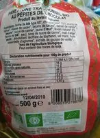 Mängden socker i Panettone aux pépites de chocolat