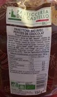 Mängden socker i Panetonne bio avec pépites de chocolat