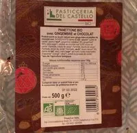 Mängden socker i Panettone bio avec gingembre et chocolat