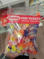 Mängden socker i Mini vicentini senza zucchero