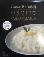 Mängden socker i Risotto Parmigiana