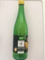 Mängden socker i Jus de citron BIO de sicile
