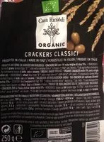 Mängden socker i Crackers classici