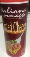 Mängden socker i Italiana F Grated Cheese 80GM