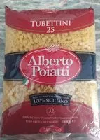 Mängden socker i Tubettini pasta di semola di grano duro