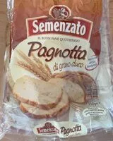 Mängden socker i Pagnotto di grano duro