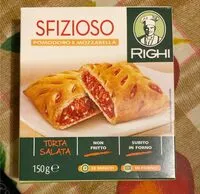 Mängden socker i Sfizioso pomodoro e mozzarella