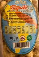 Mängden socker i Taralli alle olive nere e capperi