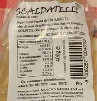Mängden socker i Scaldatelli