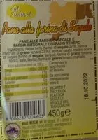 Mängden socker i Pane alla farina di segale