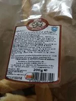 Mängden socker i Pane dolci (gressin)