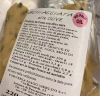 Mängden socker i Schiacciate alle olive