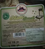 Mängden socker i Olivetti snack