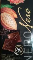 Mängden socker i Chocolate fondente 70% con granella di cacao