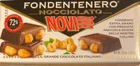 Mängden socker i Fondentenero nocciolato