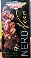 Mängden socker i Nero Nero 70% con granella di caffè arabica