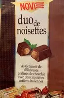 Mängden socker i Duo de noisettes