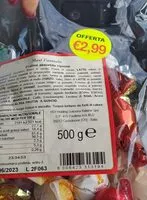 Mängden socker i Praline assortite ripiene
