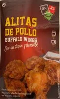 Mängden socker i Alitas de pollo buffalo wings