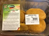 Mängden socker i Cordon de volaille Halal