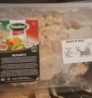 Mängden socker i Nuggets de poulet