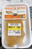 Mängden socker i Cotoletta sottile