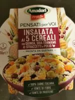 Mängden socker i Insalata ai 5 cereali