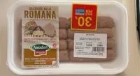Mängden socker i Salsicce alla Romana