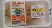 Mängden socker i Ortaiola con spinaci