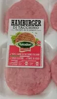 Mängden socker i Hamburger di tacchino