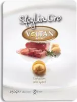 Mängden socker i Sfoglia oro allo speck