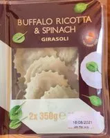 Mängden socker i Buffalo Ricotta & Spinach