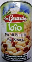 Mängden socker i Mix di fagioli