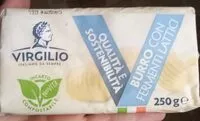Mängden socker i Burro con fermenti lattici