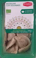 Mängden socker i Mezzelune con legumbres